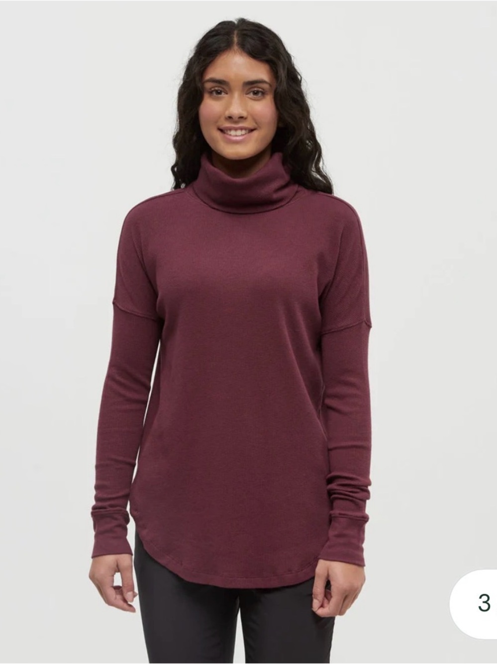 Tentree Highwood Turtleneck Sweater – Size Medium 🍂